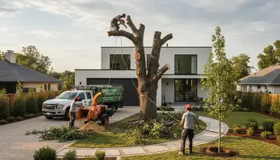 Professional landscaping and tree removal in Los Angeles, CA by Chop Chop Tree experts