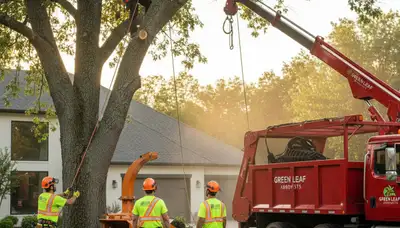 Certified arborists performing professional tree removal in Los Angeles, CA