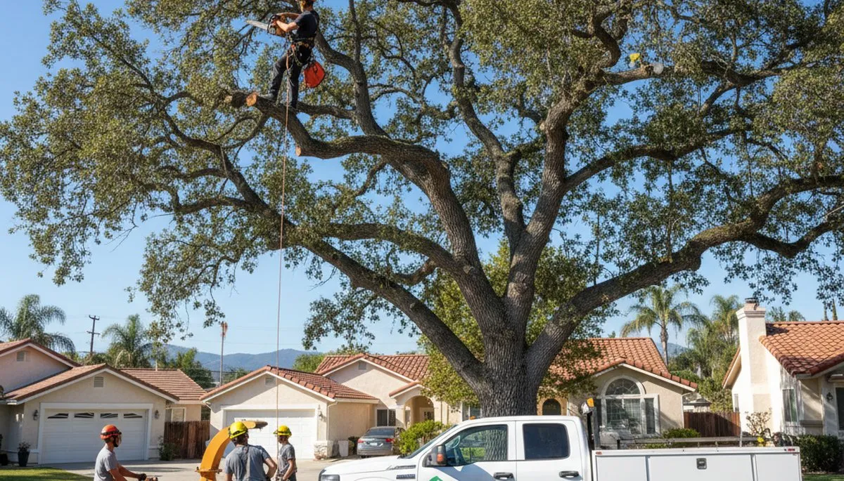 Professional tree removal service in Los Angeles CA safely clearing trees and debris